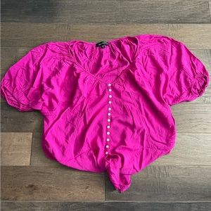 Karen Kane Tie Front Soft Dolman Sleeve  Blouse 1X